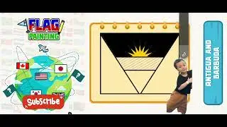 World Flag Color - Antigua and barbuda and fiji #games #study #world