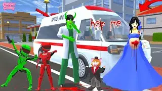Yuta Mio Robot police saved Elsa pregnant from Scary Zombies doctor 👹😈💉#sakuraschoolsimulator 