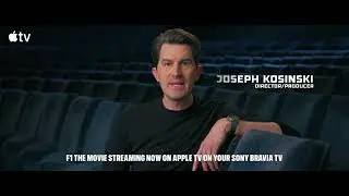 Смотрите фильм F1&reg; на Apple TV с помощью вашего телевизора Sony BRAVIA.