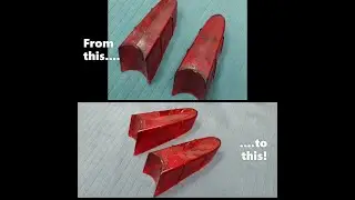 1955 Plymouth Plastic Tail light Lens Restoration