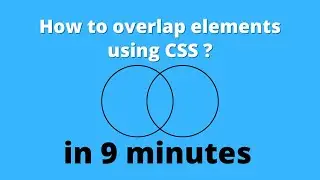 How to overlap elements using CSS | 2024