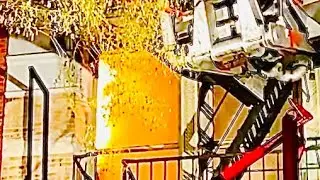 FDNY BOX 0323 - FDNY BATTLING 2ND ALARM FIRE ON WEST BROADWAY IN TRIBECA, MANHATTAN, NEW YORK CITY.