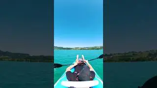 Kajaking on a beautiful lake #austria #irrsee #kajak #lake #shorts