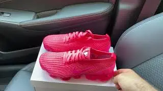 Nike Air VaporMax Flyknit 3 Pink womens sneakers