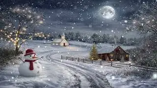 Relaxing ambiance on a winter night ❄  Soothing piano music