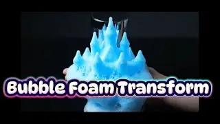ASMR AI bubble foam transformation #asmr