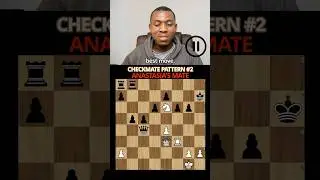 Checkmate Pattern&nbsp;#2&nbsp;- Anastasi&rsquo;s Mate #chess   #chessmate  #roadto2200   #chessimprovement