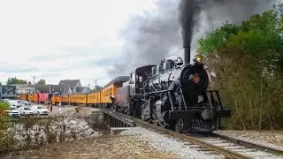 Railfanning the Attica & Arcade Railroad #18 after a 7 year restoration 9/28/24