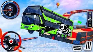 Impossible Bus Stunt Racing 2023 - Mega Ramp Driving Simulator 3D - Android GamePlay #2