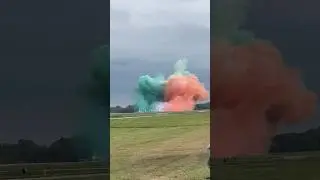 Frecce Tricolori putting on a show at 