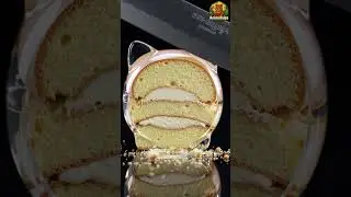 Glass Cat Toy Cutting | Cake Inside! 🐱🍰 #shorts #cartoon #3danimationstory #animals #animated