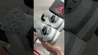 Up close with the 2025 &ldquo;White Cement&rdquo; Air Jordan 4 🔥🔥🔥