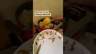 Restaurant Style Paneer Biryani at Home 🍲 | Biryani Pot Magic #shorts