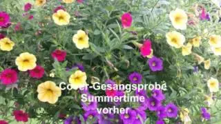 Tonstudio Dortmund, Cover-Gesangsprobe (vorher) zu Summertime