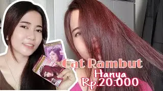 MODAL HANYA 20RIBU BISA CAT RAMBUT SEBAGUS INI!!!  Miranda ash purple wine.