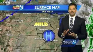 Videocast: Cold front headed for Iowa