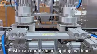 Plastic can lid problem Eliminator! This screw cap machine is excellent!