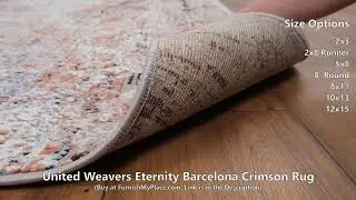 United Weavers Eternity Barcelona Crimson Rug