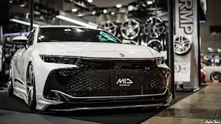 MID WHEELS Ps CROWN CROSSOVER SHAKOTAN クラウンクロスオーバー シャコタン 車高短 カスタム - TAS2023 東京オートサロン2023