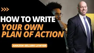 AMAZON SELLERS: HOW TO WRITE A WINNING PLAN OF ACTION