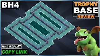 NEW BEST Builder Hall (BH4) base [Defense] 2022 with COPY Link | COC BH4 Base - Clash of Clans