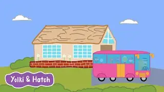 A Trip to the Mountains | Yolki & Hatch | Episode 04 | English Dubbed Animated Cartoon |Kids Cartoon