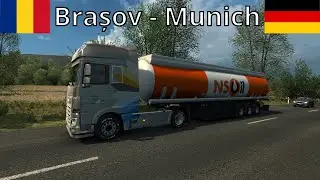 Euro Truck Simulator 2 | ProMods 2.45 | Brașov (RO) - Munich (D) [Timelapse]
