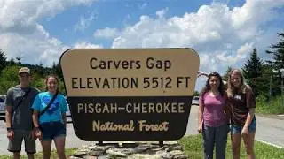 Rhododendron Garden & Carvers gap (Roan Mountain) (Walk through with drone footage)
