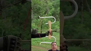 #diy wooden & pipe pvc bow #trending #0358