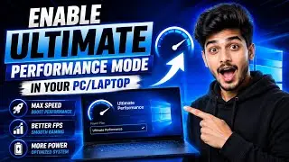 Enable Ultimate Performance Mode In Your Pc/Laptop|Ultimate Guide for Pc or Laptop in 2026 🔥✨