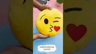 Emoji Cushion🥰 available || FREEDOM PRINTING
