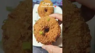 Crispy Fried Chicken Donuts 😍🍗🍩🥰 #shorts #youtubeshorts #chickendonuts #satisfying