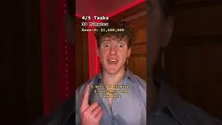 POV If you complete 5 tasks in 1 hour you win one million dollars (finale)