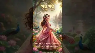 🌸 Innocent Radha Ji in Vrindavan | Pure Bhakti Vibes 🪷 #RadhaRani #Vrindavan #RadheRadhe