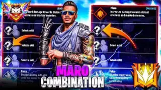 MARO CHARACTER SKILL COMBO 2025 | BR RANK BEST CHARACTER COMBINATION IN FREE FIRE &lrm;@NotCHETN