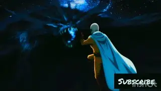 Saitama vs cosmic entity | Fan Animation 💀💥💥#anime #onepunch man