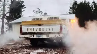 1972 Chevy Custom Deluxe 402 BB tuned and moving for first time in almost 30 years! DrMVideo #92