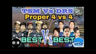 DRS Vs TsmEntity 4v4 Proper Fight 😱    TSM kill DRS | Jonathan Reaction