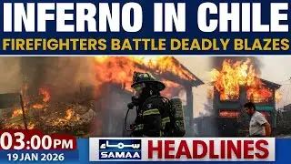 Inferno in Chile | Firefighters Battle Deadly Blazes | 03PM News Headlines