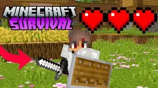 I Created My Own Solo Survival Series ❤️(ep-1)#minecraft #trending #tutorial #trendingvideo