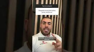 Ningu&eacute;m toma pr&eacute;-treino certo? #shorts