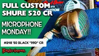 Best Blues Harmonica Microphones | Custom Vintage Shure Green Bullet Mic - Microphone Monday 248