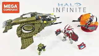 🟠🔍 Обзор Набора MEGA Construx HALO Infinite &ldquo;Wasp Onslaught&rdquo; (2023)