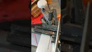 Jig for small 3030 extrusion corner cut.  #maker #tslot #mitersaw