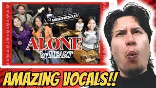 ARTIST REACTION | ALONE by Heart | MISSIONED SOULS - Family Band studio cover #musicreaction