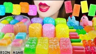 Speed Food Eat,,, BJZS asmr Rainbow Dessert,Marshmallow, Cendy Eating 