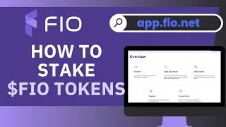 FIO Dashboard | How to Stake $FIO