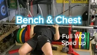 Chest day! Bench, Dips, Cable flyes. All reps in high speed