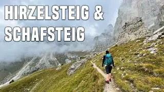 Dolomiten: Gem&uuml;tliche Wanderung Hirzelsteig & Schafsteig im Rosengarten