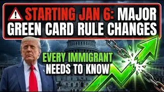 ⚠️ Starting Jan 6: Major Green Card Rule Changes Every Immigrant Needs to Know